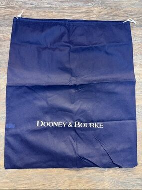 Dooney & Bourke Navy Blue Logo Drawstring Dust Bag